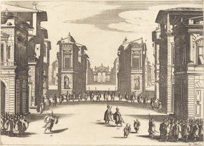 Soliman, akt III autorstwa Jacques Callot