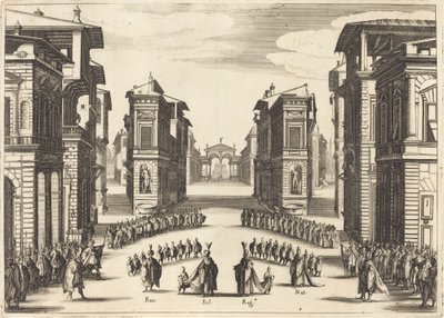 Sulejman, Akt II autorstwa Jacques Callot