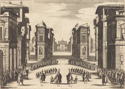 Sulejman, Akt II autorstwa Jacques Callot