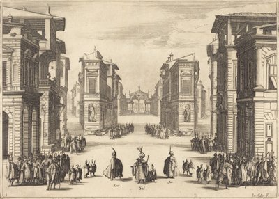 Sulejman, Akt I autorstwa Jacques Callot