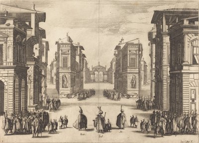 Sulejman, Akt I autorstwa Jacques Callot