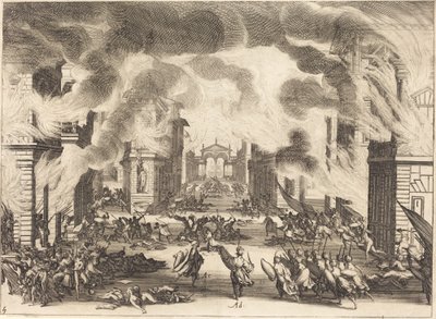 Sulejman, Akt V autorstwa Jacques Callot