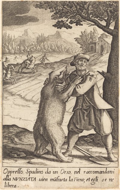 Spadino, 1619. autorstwa Jacques Callot