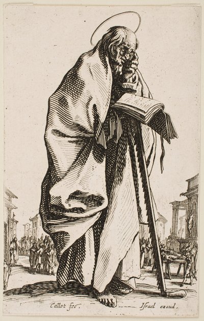 Święty Szymon, z cyklu „Wielcy Apostołowie” autorstwa Jacques Callot