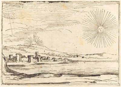 Wschód słońca, 1628. autorstwa Jacques Callot