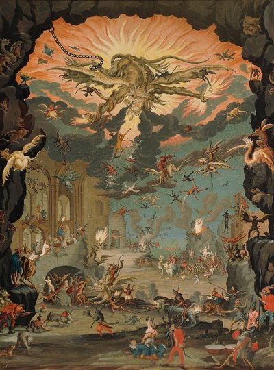 Kuszenie św. Antoniego, Jacques Callot (1592-1635) autorstwa Jacques Callot