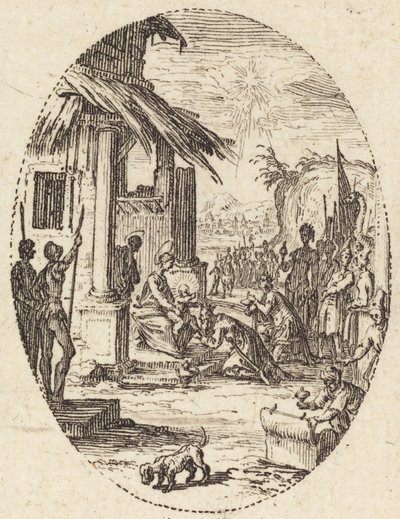 Pokłon Trzech Króli autorstwa Jacques Callot