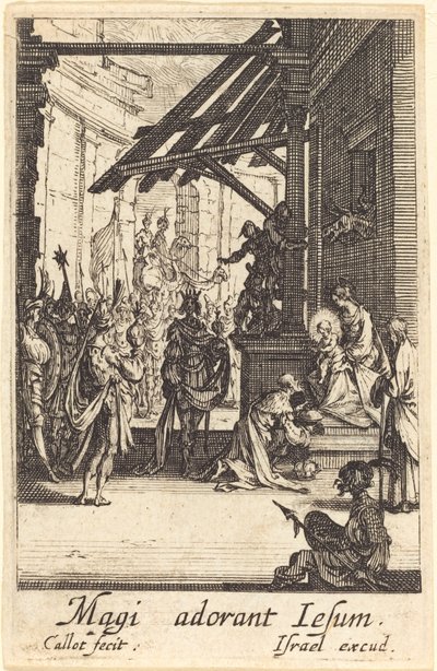 Pokłon Trzech Króli autorstwa Jacques Callot