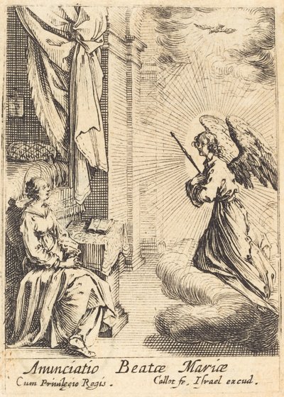 Zwiastowanie autorstwa Jacques Callot