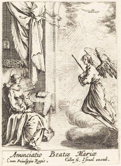 Zwiastowanie autorstwa Jacques Callot