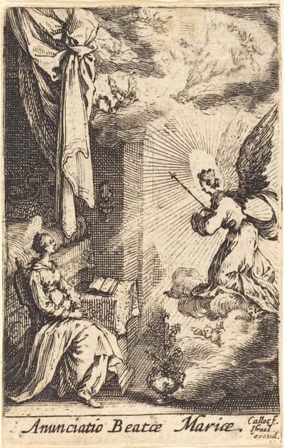 Zwiastowanie autorstwa Jacques Callot