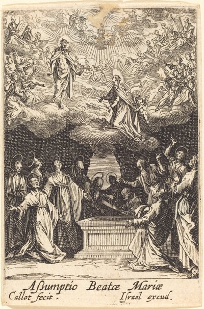 Wniebowzięcie Dziewicy autorstwa Jacques Callot
