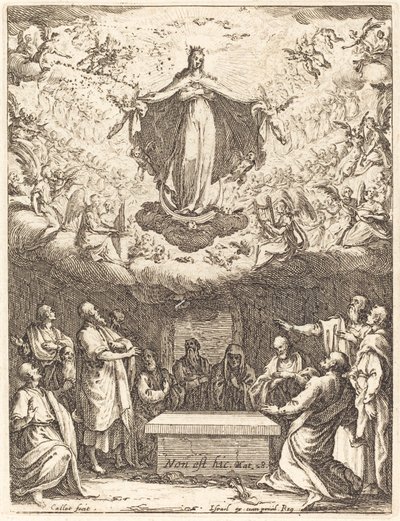 Wniebowzięcie Dziewicy autorstwa Jacques Callot