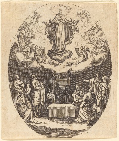 Wniebowzięcie z Cherubinami autorstwa Jacques Callot