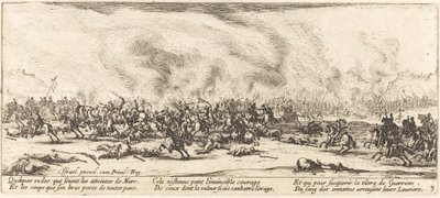 Bitwa, c. 1633. autorstwa Jacques Callot