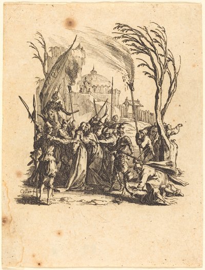 Zdrada, ok. 16241625. autorstwa Jacques Callot