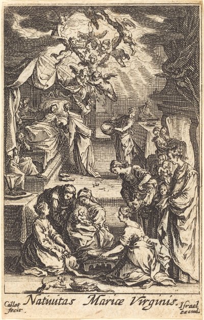 Narodziny Dziewicy autorstwa Jacques Callot