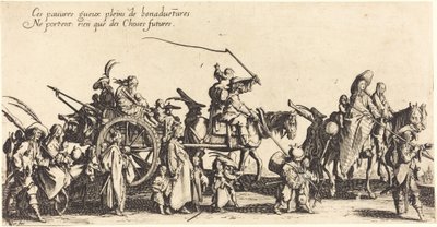 Marsz Czechów: Tylna Gwardia autorstwa Jacques Callot
