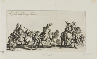 Marsz Bohemians, z Bohemians autorstwa Jacques Callot