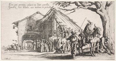 Czesi: Miejsce zatrzymania: Wróżka, ok. 1930 r. 1621-1625. autorstwa Jacques Callot