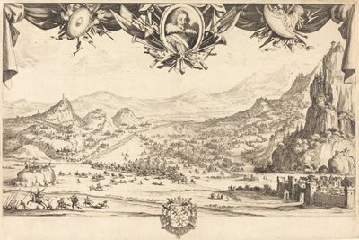 Walka o Avigliana autorstwa Jacques Callot