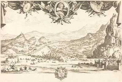Bitwa pod Avigliana w 1631 r. lub później. autorstwa Jacques Callot