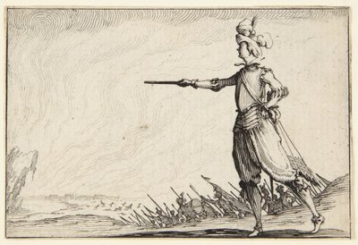 Dowódca pieszo autorstwa Jacques Callot