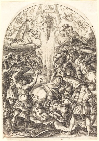 Nawrócenie św. Pawła autorstwa Jacques Callot