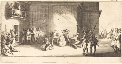Ukoronowanie cierniem autorstwa Jacques Callot