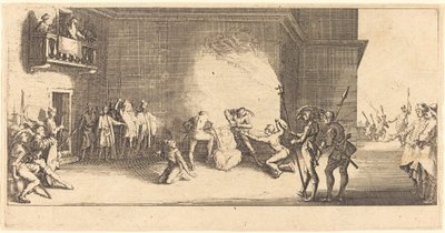 Ukoronowanie cierniem autorstwa Jacques Callot