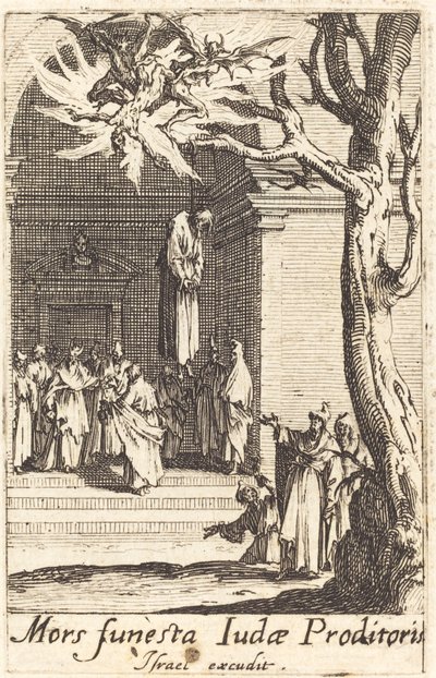 Śmierć Judasza autorstwa Jacques Callot