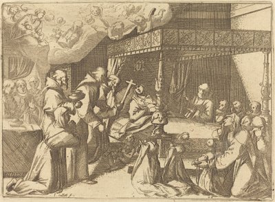 Śmierć królowej autorstwa Jacques Callot