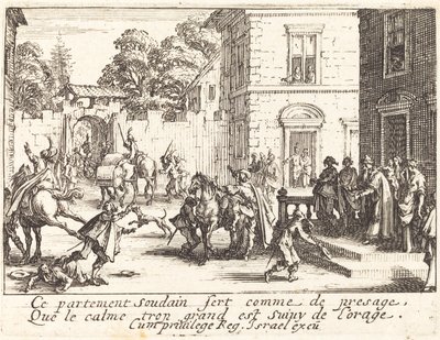 Odjazd autorstwa Jacques Callot