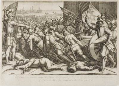 Odejście wojsk autorstwa Jacques Callot