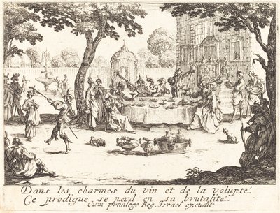 Rozproszenie, 1635. autorstwa Jacques Callot