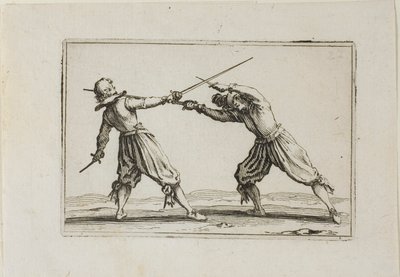 Pojedynek na miecze i sztylety z filmu Kaprysy autorstwa Jacques Callot