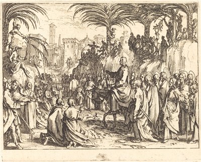 Wjazd do Jerozolimy autorstwa Jacques Callot