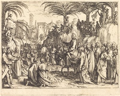 Wjazd do Jerozolimy autorstwa Jacques Callot