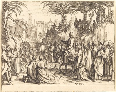 Wjazd do Jerozolimy autorstwa Jacques Callot