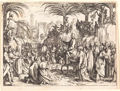 Wjazd do Jerozolimy autorstwa Jacques Callot