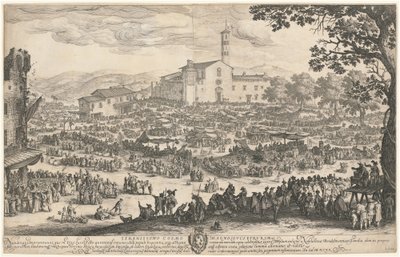 Targi w Impruneta autorstwa Jacques Callot