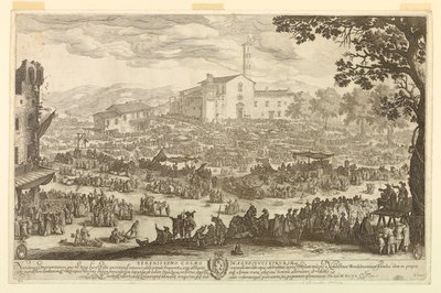 Targi w Impruneta autorstwa Jacques Callot