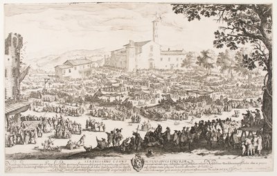 Jarmark w L’Impruneta autorstwa Jacques Callot