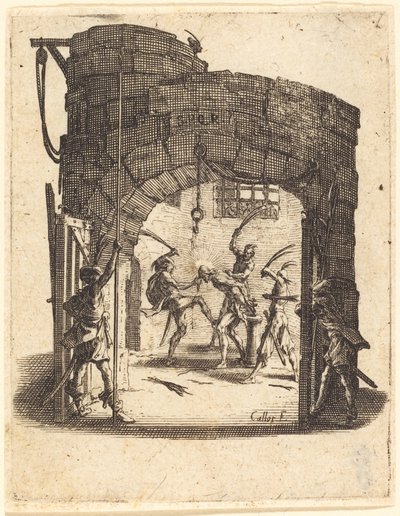 Biczowanie autorstwa Jacques Callot