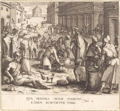 Wagi do ziarna autorstwa Jacques Callot