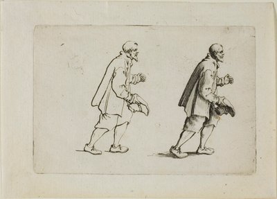 Chłop pozdrawiający, z Kaprysów autorstwa Jacques Callot