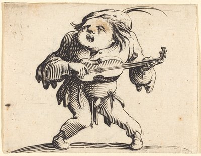 Gitarzysta autorstwa Jacques Callot