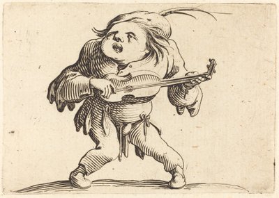 Gitarzysta autorstwa Jacques Callot