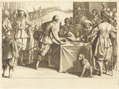 Wynajmowanie oddziałów autorstwa Jacques Callot