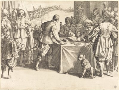 Wynajmowanie oddziałów autorstwa Jacques Callot